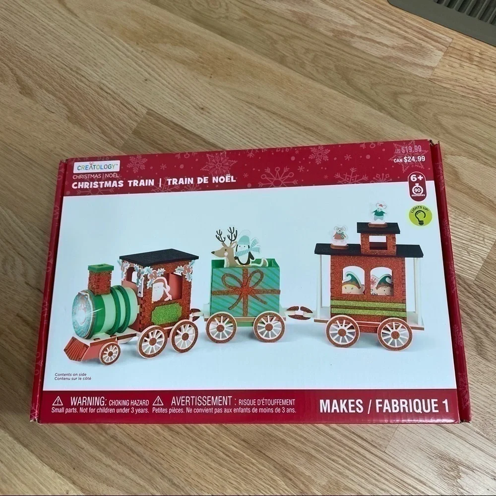 Creatology Christmas Train Craft Kids Holiday Fun NEW